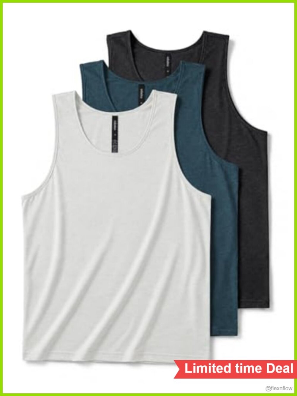 Men's Performance Tank Top Moisture Wicking UPF 50+ Sleeveless Athletic Shirt